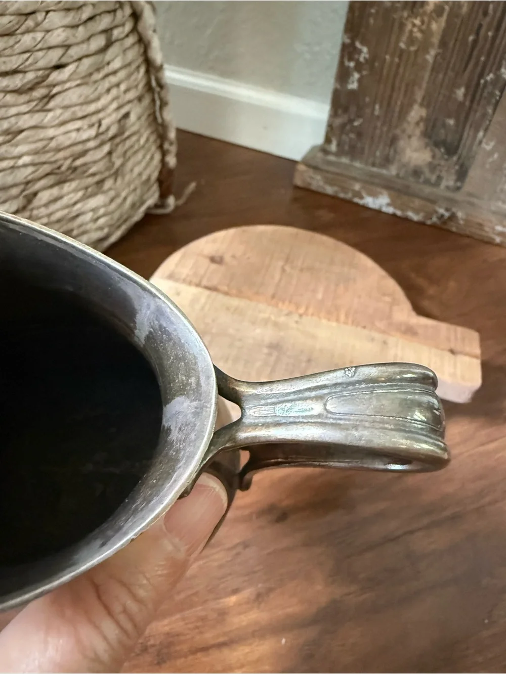 Vintage Reed And Barton  Silver Soldered 16oz. U.S.N Navy Creamer Pitcher 3600